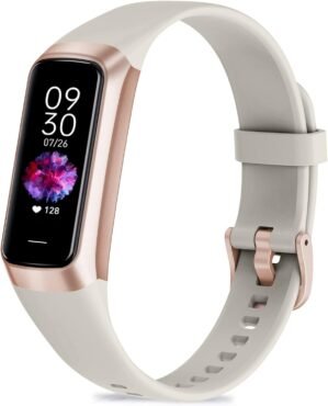 Fitness Tracker with 24/7 Heart Rate, Blood Oxygen Blood Pressure Sleep Monitor, Activity Trackers 5 ATM Waterproof,Step Calorie Counter Pedometer Health Smart Watch for Women Men