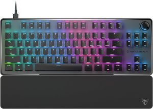 Turtle Beach Vulcan II TKL Pro Magnetic Mechanical RGB Gaming Keyboard – Analog Hall-Effect Switches, Adjustable Actuation, Rapid Trigger, Swappable Keycaps, Tenkeyless Design, Anti-Ghosting – Black