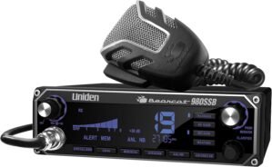Uniden BEARCAT 980 40- Channel SSB CB Radio with Sideband NOAA WeatherBand,7- Color Digital Display PA/CB Switch and Noise Cancelling Mic, Wireless Mic Compatible