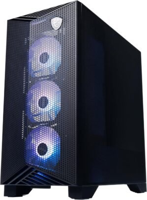 MSI Aegis ZS2 Gaming Desktop: AMD Ryzen R9-7900X, GeForce RTX 4070 Super, 32GB DDR5, 2TB M.2 NVMe, Liquid Cooling, 80+ Gold PSU, WiFi 6E, Keyboard & Mouse, DIY Friendly, Windows 11 Home: B7NUE-853US