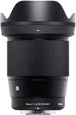 Sigma 16mm f/1.4 DC DN Contemporary Lens for Sony E (402965) Black