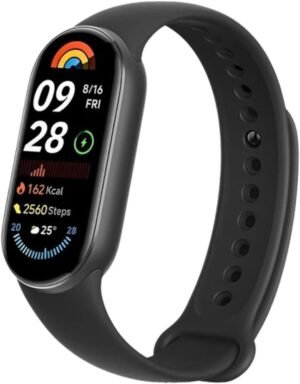 Xiaomi Smart Band 9 Global Version (2024) 1.62″ Amoled Display | 233 mAh Battery | up to 21 Days of Battery Life | Over 150 Workout Modes | BT 5.4 | 50M Water Resistant – Midnight Black