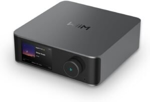 WiiM Ultra Music Streamer & Digital Preamp | 3.5″ Touchscreen, Compatible with Google Cast & Alexa, Stream Spotify, Amazon Music, Tidal & More | HDMI ARC, Phono Input & Headphone Output | Space Gray