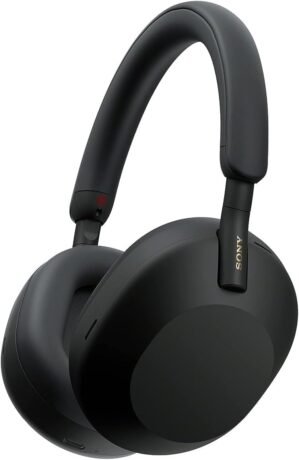 Sony WH-1000XM5 The Best Wireless Noise Canceling Headphones, Auto NC Optimizer, 30-Hour Battery, Alexa Voice Control, Black