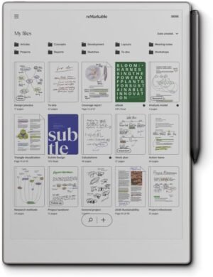 reMarkable Paper Pro Bundle – Includes 11.8” reMarkable Paper Tablet, and Marker Plus Pen with Eraser