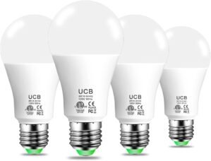 UCB Alexa Light Bulb 130W Equivalent, Smart Light Bulbs Warm White to Daylight Tunable, A19 E26 Bluetooth LED Bulbs Work with Alexa Only for Bedroom Kitchen Living Office No WiFi Required 4 Pack