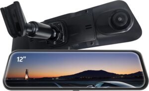 Bracket for 12‘’ Mirror Dash Cam Rear View Dash Camera Mount