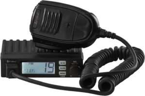 Cobra 19 MINI Recreational CB Radio – 40 Channels, Travel Essentials, Time Out Timer, VOX, Auto Squelch, Auto Power, Instant Channel 9/19, 4-Watt Output, Easy to Operate, Black