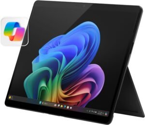 Microsoft Surface Pro 2-in-1 Laptop/Tablet (2024), Windows 11 Copilot+ PC, 13″ Touchscreen OLED Display, Snapdragon X Elite (12 Core), 16GB RAM, 256GB Storage, Black, Amazon Exclusive