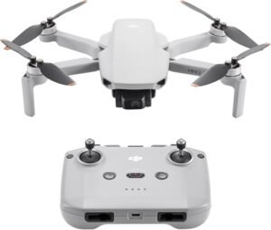 DJI Mini 2 SE, Lightweight Mini Drone with QHD Video, 10km Max Video Transmission, 31-Min Flight Time, Under 249 g, Auto Return to Home, 3-Axis Gimbal Drone with Camera for Beginners