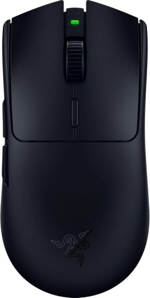Razer Viper V3 HyperSpeed Wireless Esports Gaming Mouse: 82g Lightweight – Up to 280 Hr Battery – 30K DPI Optical Sensor – Gen-2 Mechanical Switches – 8 Programmable Controls – Classic Black