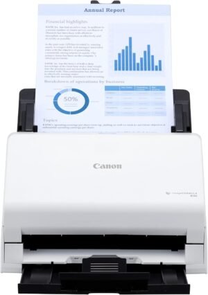 Canon imageFORMULA R30 – Office Document Scanner, Auto Document Feeder, Duplex Scanning, Plug-and-Scan Capability, No Software Installation Required