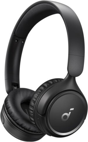 Soundcore H30i Wireless On-Ear Headphones, Foldable Design, Pure Bass, 70H Playtime, Bluetooth 5.3, Lightweight and Comfortable, App Connectivity, Multipoint Connection