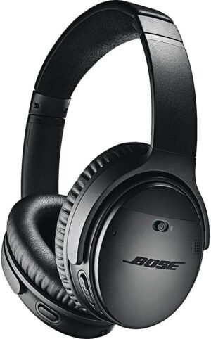 Bose QuietComfort 35 (Series II) Wireless Headphones, Noise Cancelling – Black (Renewed)