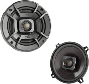 Polk Audio DB522 DB+ Series 5-1/4″ Coaxial Speaker for Car & Marine, 2-Way Boat & Car Audio Speaker, 55-22kHz Frequency Response, Polypropylene Woofer Cone & 3/4″ Silk Dome Tweeter, Easy Installation