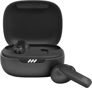 JBL Live Pro 2 – True Wireless Noise Cancelling Earbuds, up to 40 Hours of Playback with Wireless Charging, 6 mics for Perfect Calls, Touch & Voice Control, IPX5 Water Resistant (Black)