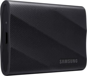 SAMSUNG T9 Portable SSD 4TB, USB 3.2 Gen 2×2 External Solid State Drive, Seq. Read Speeds Up to 2,000MB/s for Gaming, Students and Professionals,MU-PG4T0B/AM, Black (pack of 1)