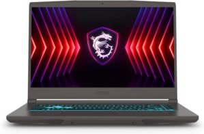 MSI Thin 15 15.6” 144Hz FHD Gaming Laptop: Intel Core i7-12650H, NVIDIA Geforce RTX 4050, 16GB DDR5, 512GB NVMe SSD, Cooler Boost 5, Win 11: Black B12VE-2023US