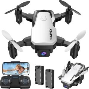 X300C Mini Drone with Camera 720P HD FPV, RC Quadcopter Foldable Drone, Drone With Altitude Hold, 3D Flip, Headless Mode, Gravity Control and 2 Batteries, Gifts for Kids, Adults, Beginner