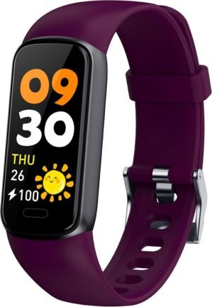 Fitness Tracker, Activity Tracker with Heart Rate Monitor & Sleep Monitoring, IP68 Waterproof Pedometer, Calorie Counter, Health Fitness Watch for Sports Workout, Step Tracker for Women Men