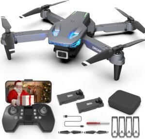 Wipkviey Drone with Camera – Drones for Adults 1080P HD RC quadcopter, With WiFi Video, Altitude Hold, Gesture Selfy, Headless Mode, 3D Flip, One Key Take Off/Landing for Beginners – T28