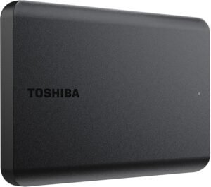 Toshiba Canvio Basics 1TB Portable External Hard Drive USB 3.0, Black – HDTB510XK3AA